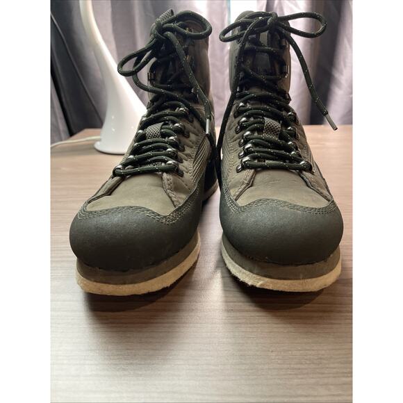 Simms Wading Boots Felt Sole Shoes Mens Size 8 Fly Fishing Outdoor Gray - Picture 7 of 15